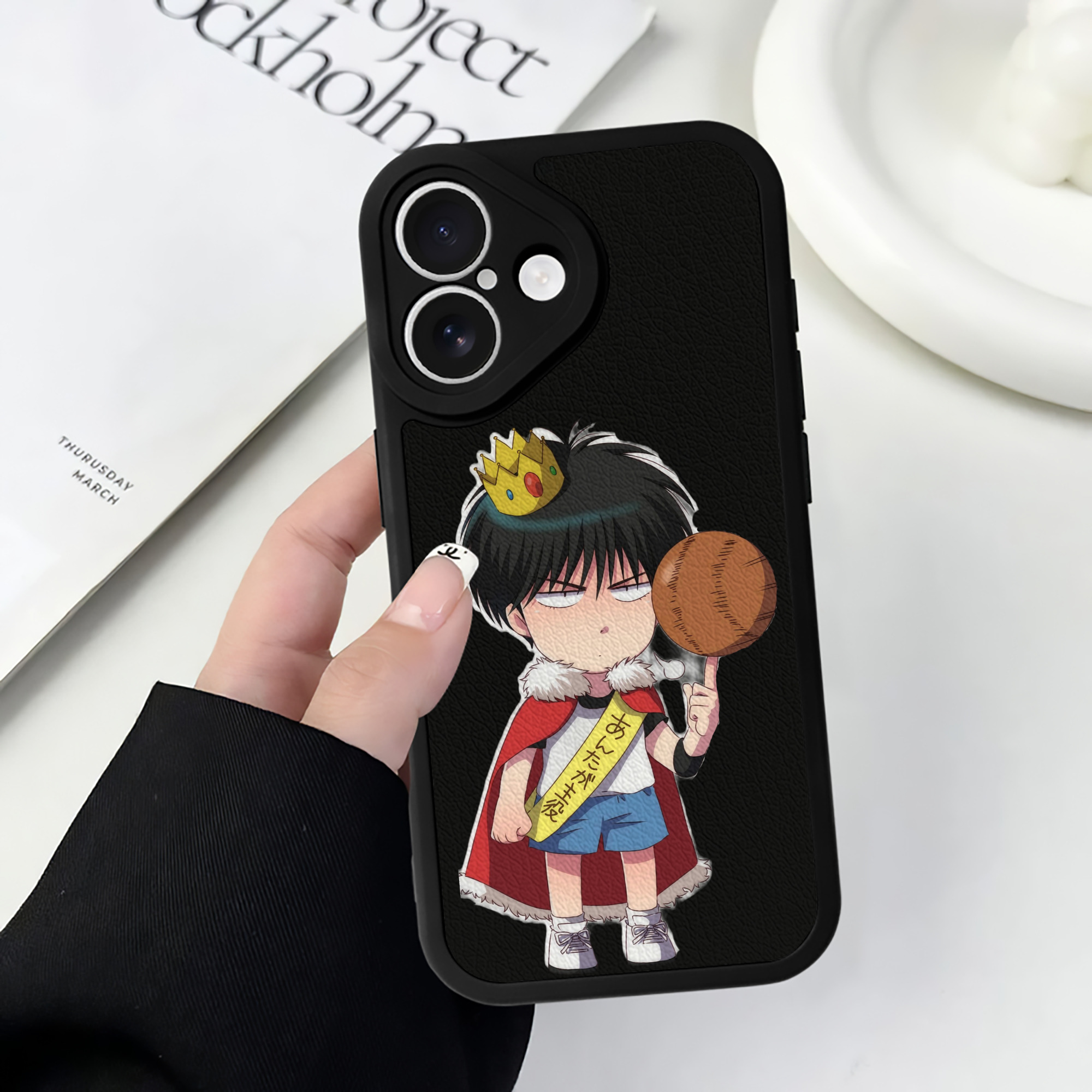 （画像用） SLAM DUNK／スラムダンク 【iPhone 16シリーズ対応】シリコンスマホケース（レザー調） 材質：シリコン